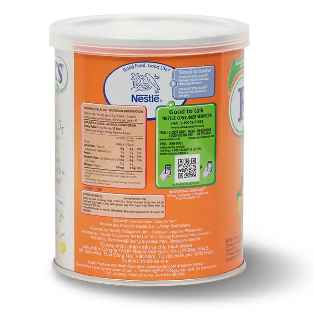 Fox’s Fruit Candy Tin-180gm 1