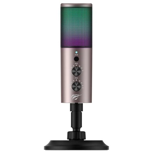 Havit GK61 RGB Recording Live Streaming Gaming Professional Condenser Microphone 0