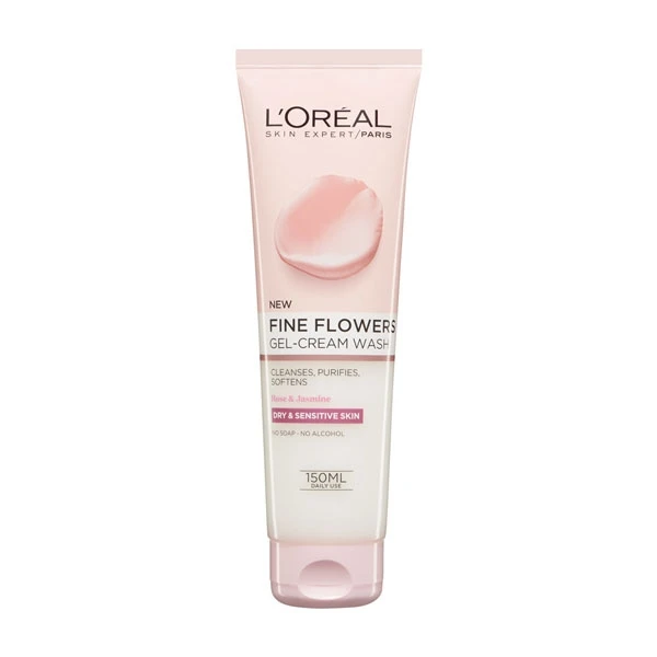 Get Loreal Face Wash With Fine Flowers Gel-Cream Wash-150ml