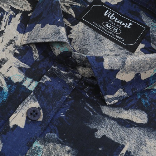 Men Half Sleeve Printed Shirt