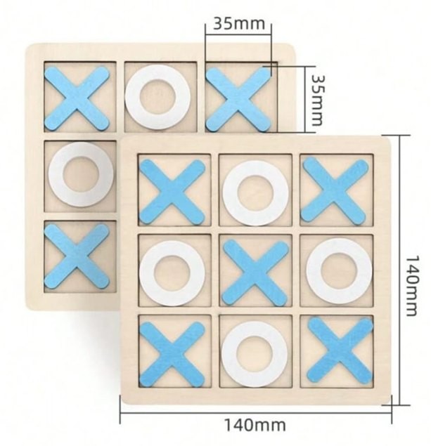 Wooden Tic Toc Toe 2
