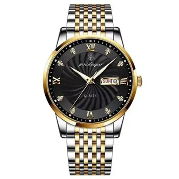 Get Poedagar Luxurious MSV 418 Men Quartz Watch