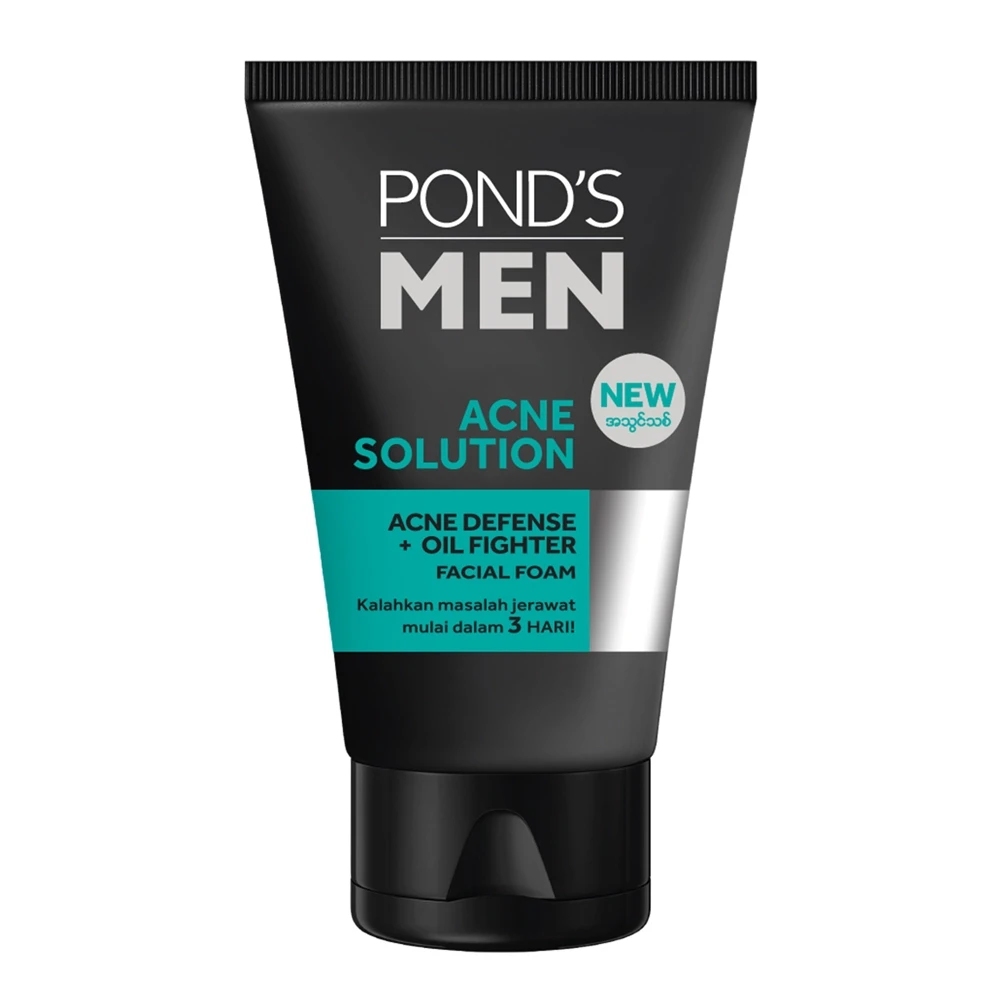 Pond's Men Acne Solution Facewash Facial Foam-100g