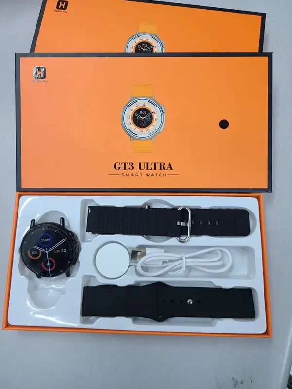 Buy GT3 Ultra Round Dial Smart Watch 3
