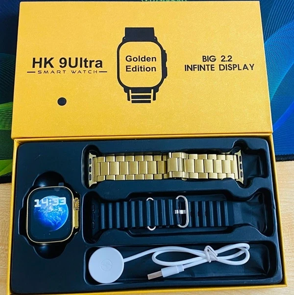 Get HK9 Ultra Golden Edition Smart watch at best price in bd 0