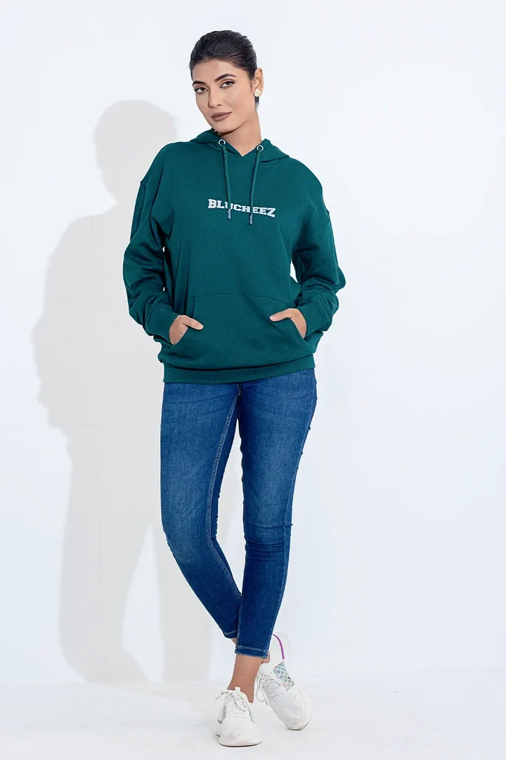 Green Hoodie For Girls
