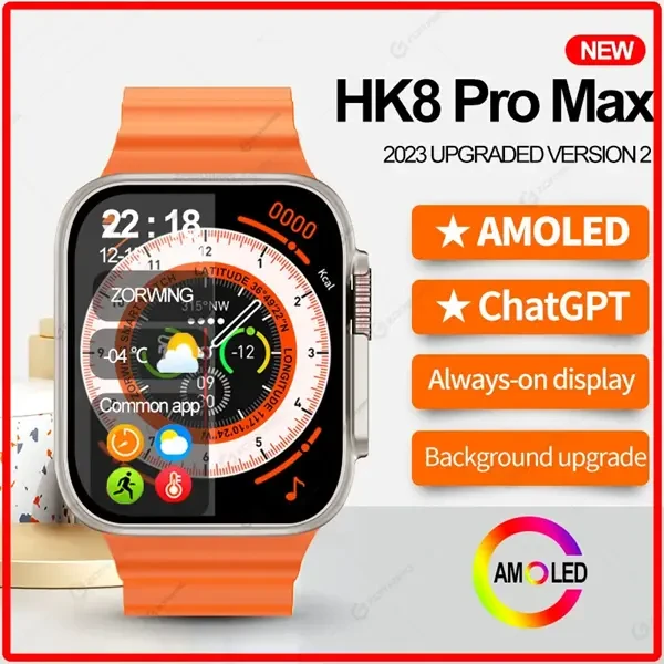 Buy HK8 Pro Max 2nd Gen Smar Watch with BT Calling and ChatGPT 2