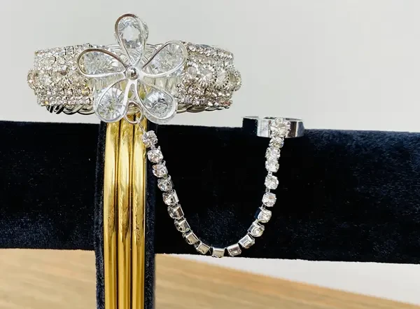 Buy Silver Color Premium Quality 2 in 1 Bangles with Ring 5