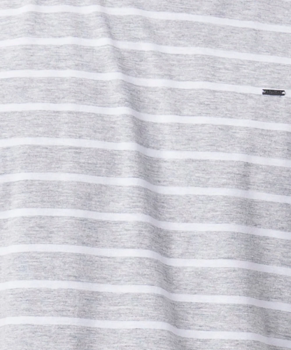 Round Neck Stripe T-Shirt 2