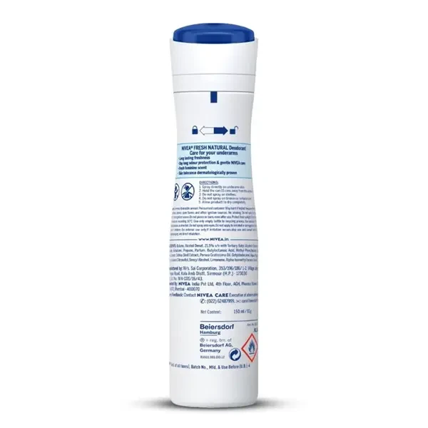 Get Nivea Body Spray Fresh Natural -150ml 2