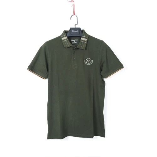 Bottle Green Half Sleeve Polo Shirt