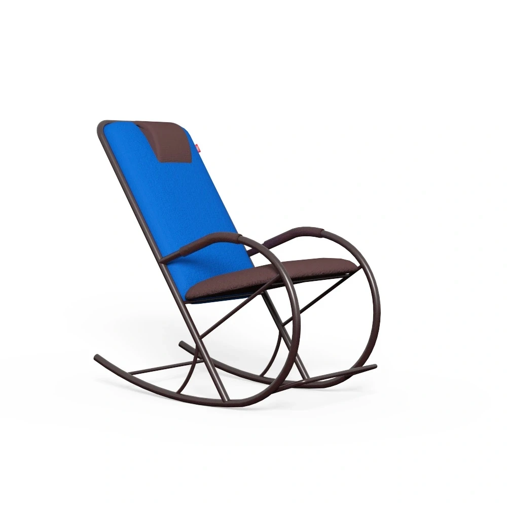 Multicolor Metal Rocking Chair 3