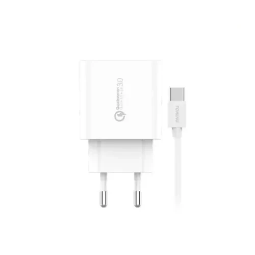 Foneng EU46 QC3 18W Fast Charger With Type-C Cable 1