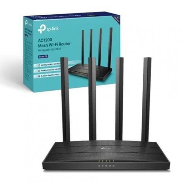 Get TP-Link C6 Archer 1200 Mbps MU-MIMO Wireless Gigabit Router-AC1200 3