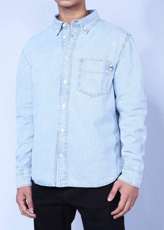 Crosica V Casual Denim Shirt 1