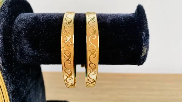 Get Beautiful Gold-Plated Bangles for Women 5