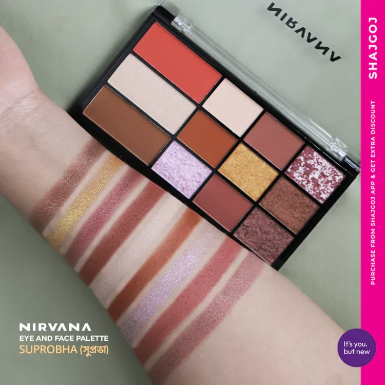 Nirvana Color Eye and Face Palette Suprobha 3