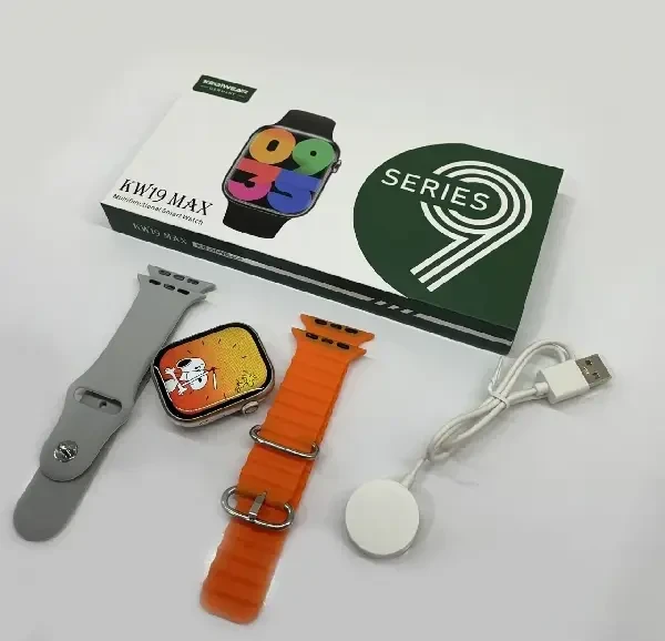 KW19 Max with Full Curve Amoled Display Smart Watch for Man Women and Children 0