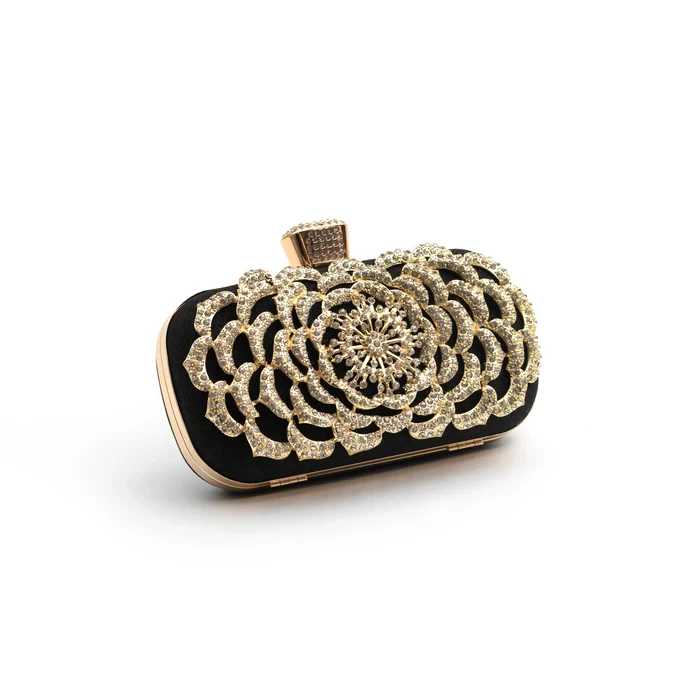 Majestic Rose Black Bag