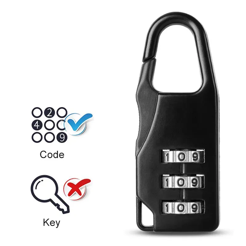 Anti-Theft Coded Lock for Bag & Luggage