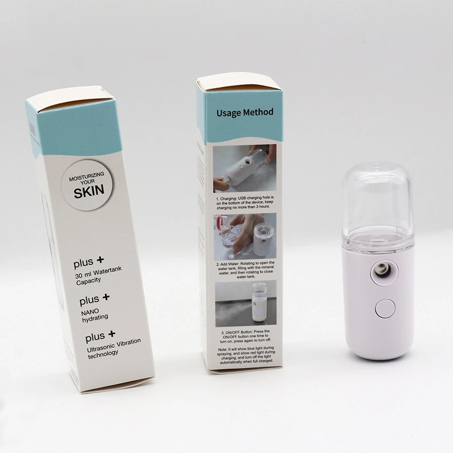 Electric Mini Mist Spray Facial Cooler 0