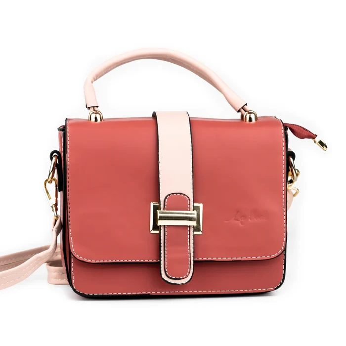 Caroline Raspberry Shoulder Bag