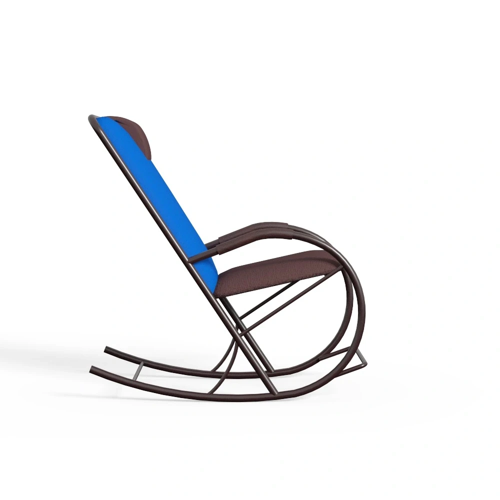 Multicolor Metal Rocking Chair 4