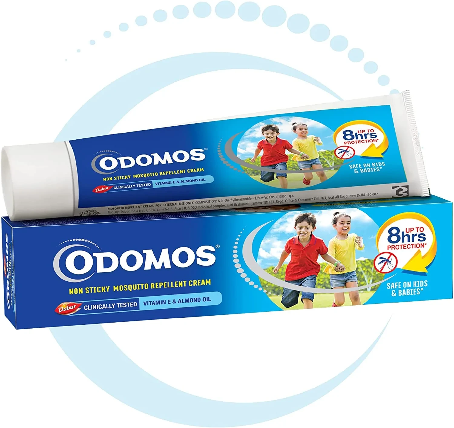 ODOMOS Non-Sticky Repellent Mosquito Cream