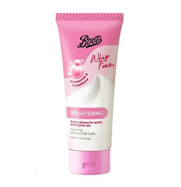 Boots Whip Foam Niacinamide & Glutathione Brightening Face Wash-100ml