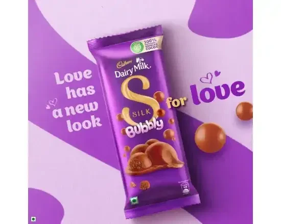Cadbury Dairy Milk Silk Bubbly-120gm 0
