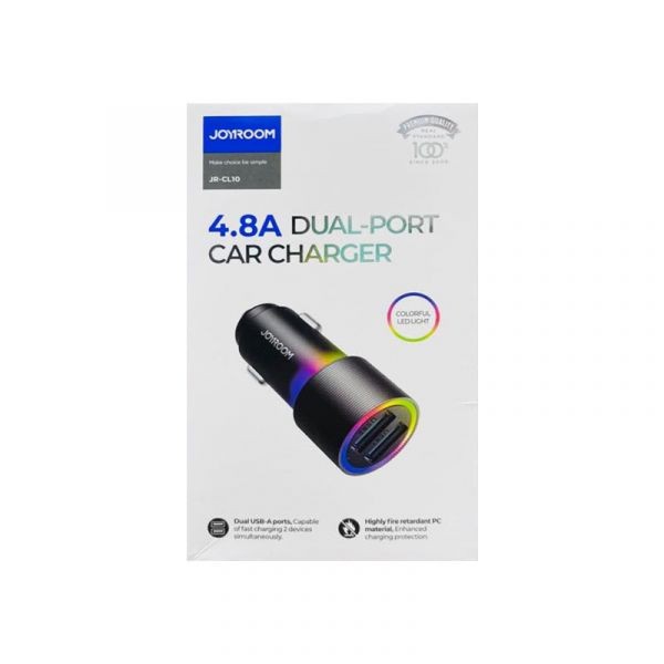 Joyroom JR-CL10 4.8A Dual USB Car Charger 1