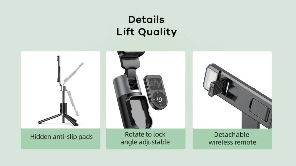 Remex P13 Live Stream Holder Tripod With Dual Light 0