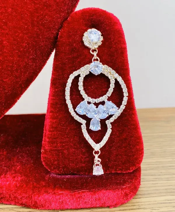 Get American Diamond Stone Earring for Women 3