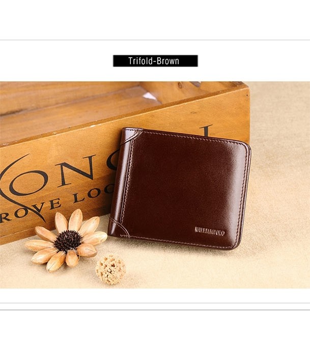 Men's Stylish Pocket Wallet Chocolate Color