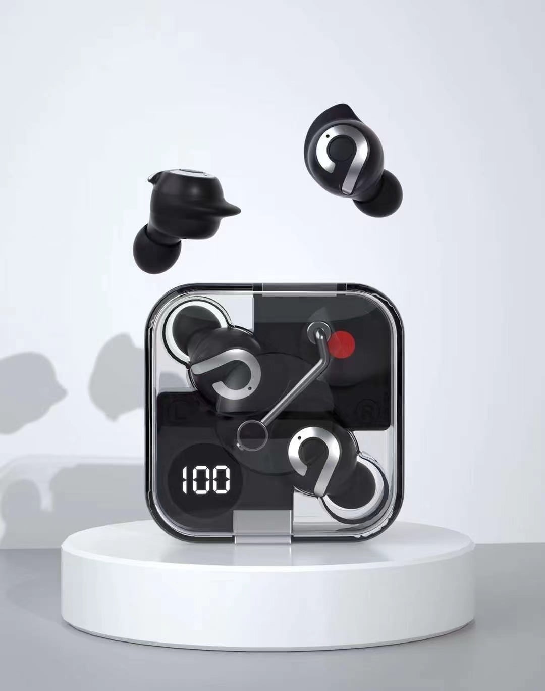 P61 Pro Transparent True Wireless Stereo Earbuds in Various Colors 0