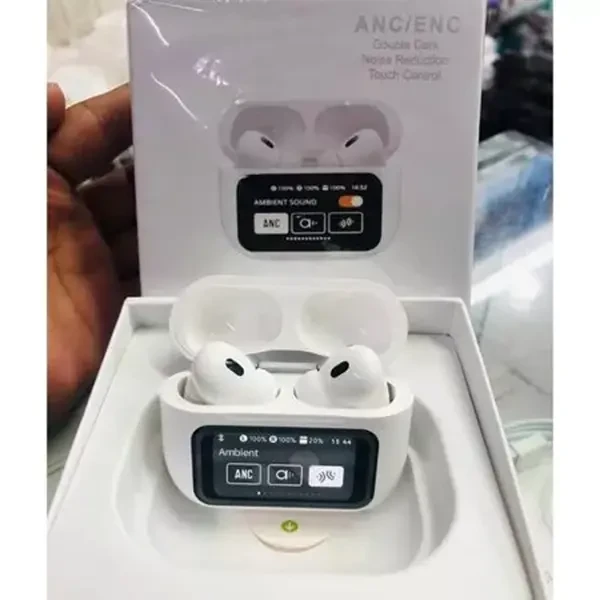 Buy A9 Pro ANC With Touch Screen Earbuds 0