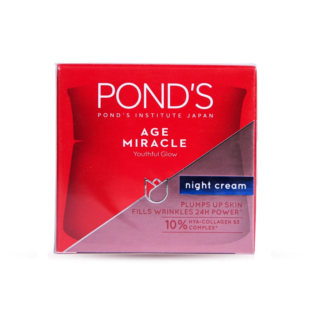 Buy Ponds Night Cream Age Miracle For Super Glow-45g