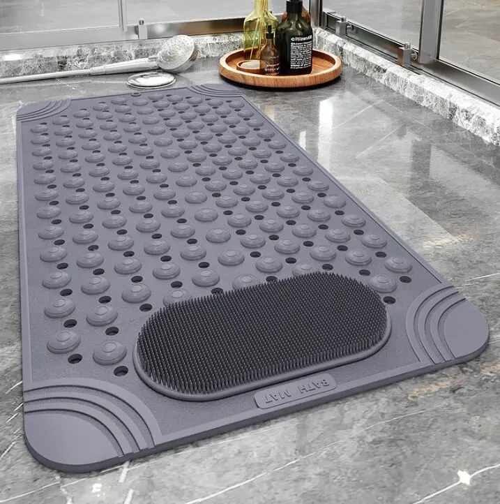 Anti Slip Bathroom Mat With Suction Cup