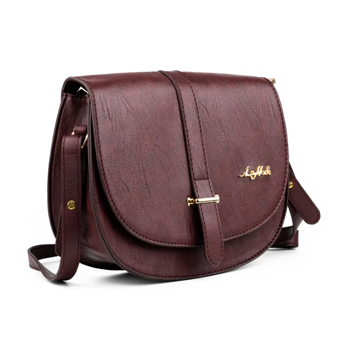 Amelia Alpine Maroon Shoulder Bag