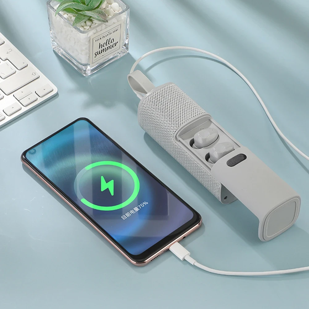 T&G TG807 3 In 1 Portable Wireless Bluetooth Speaker With Headphones & Powerbank