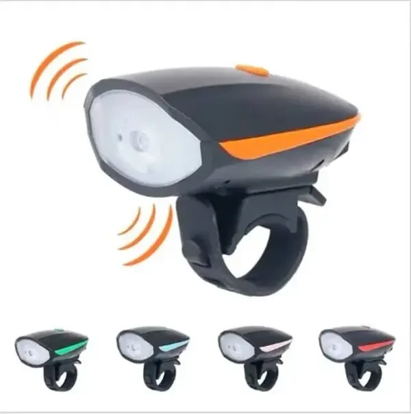 Get Waterproof and Rechargeable Bike Light with Horn 1