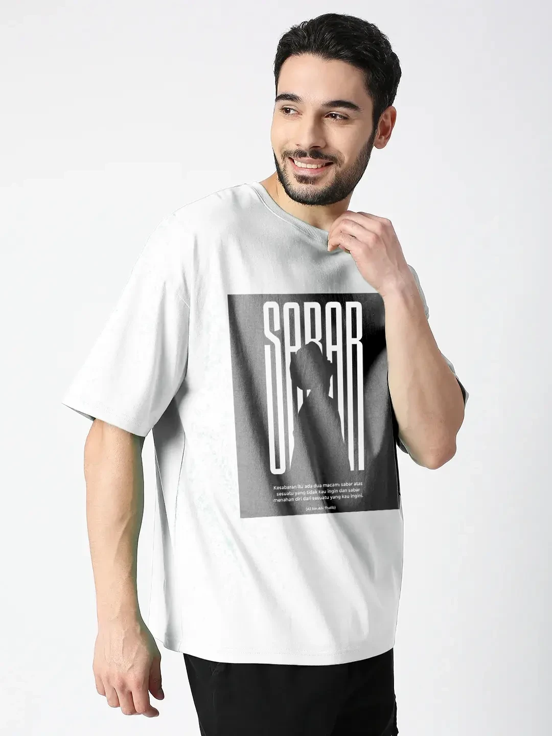 Trendy Printed Drop Shoulder T-shirt