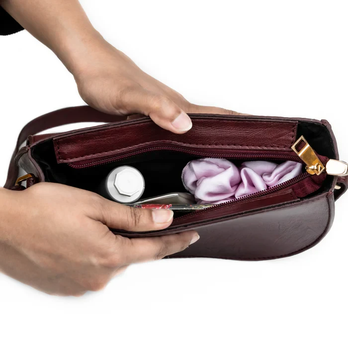 Amelia Alpine Maroon Shoulder Bag 3