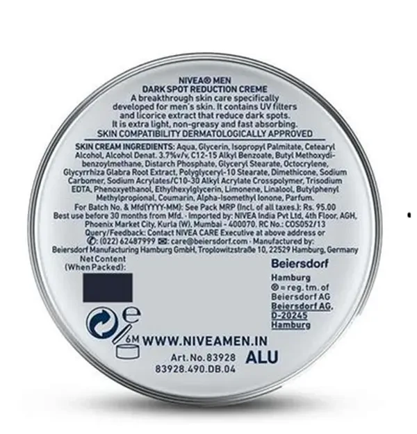 Buy Nivea Men Dark Spot Cream with UV Filter -75ml 2