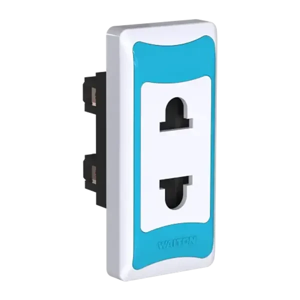 Walton Sky Blue 2-Pin Socket-P1S2P6