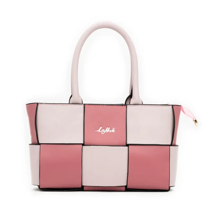 Gridline Glamour Lavender Shoulder Bag 4