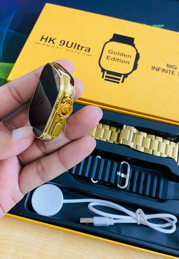Get HK9 Ultra Golden Edition Smart watch at best price in bd 6