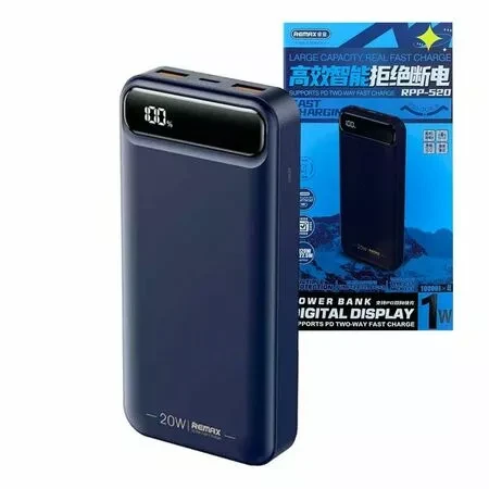 Remax RPP-521 20000mAh Fast Charging Power Bank-Blue 0