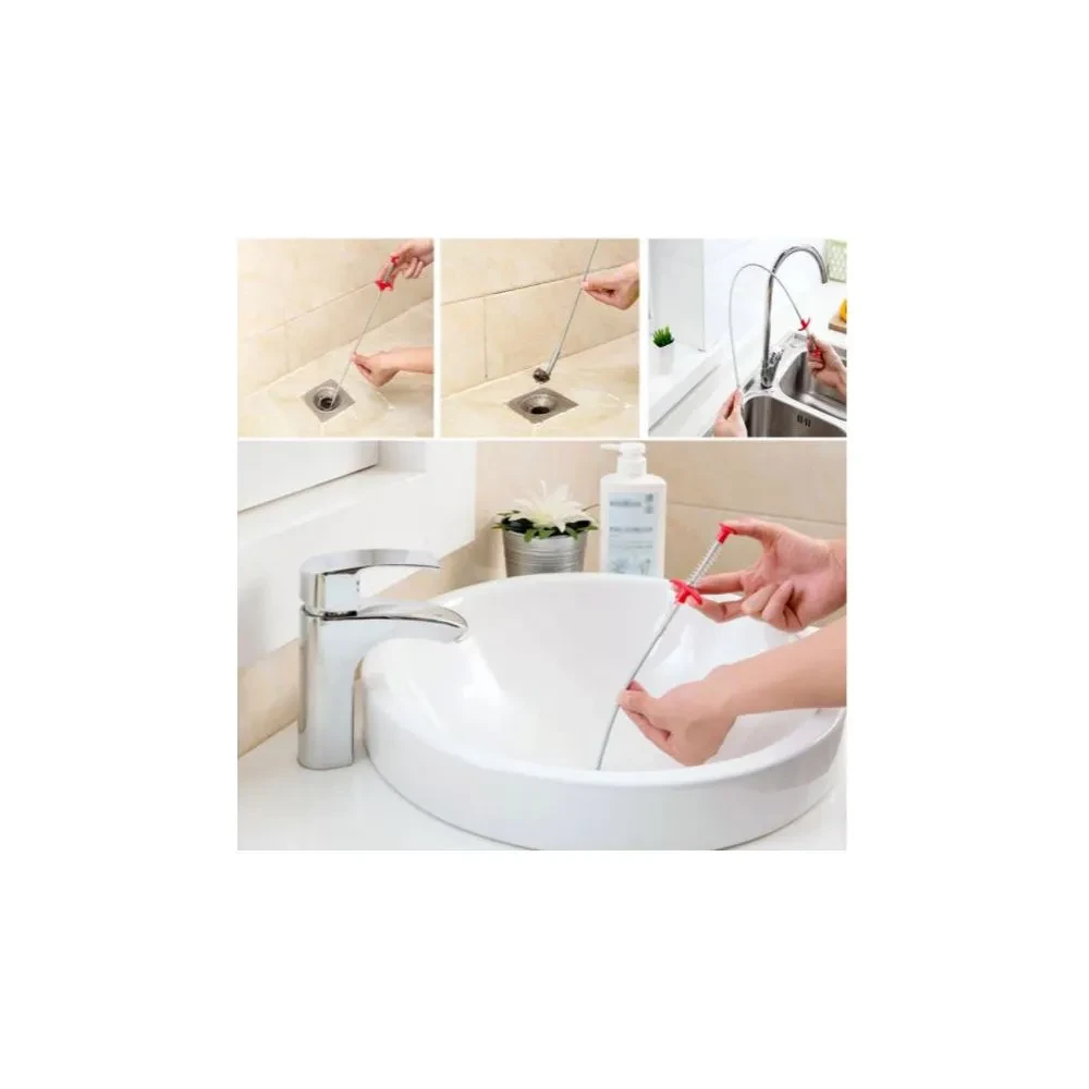 Bendable Pipe Cleaner Hook Sewer Stick 3