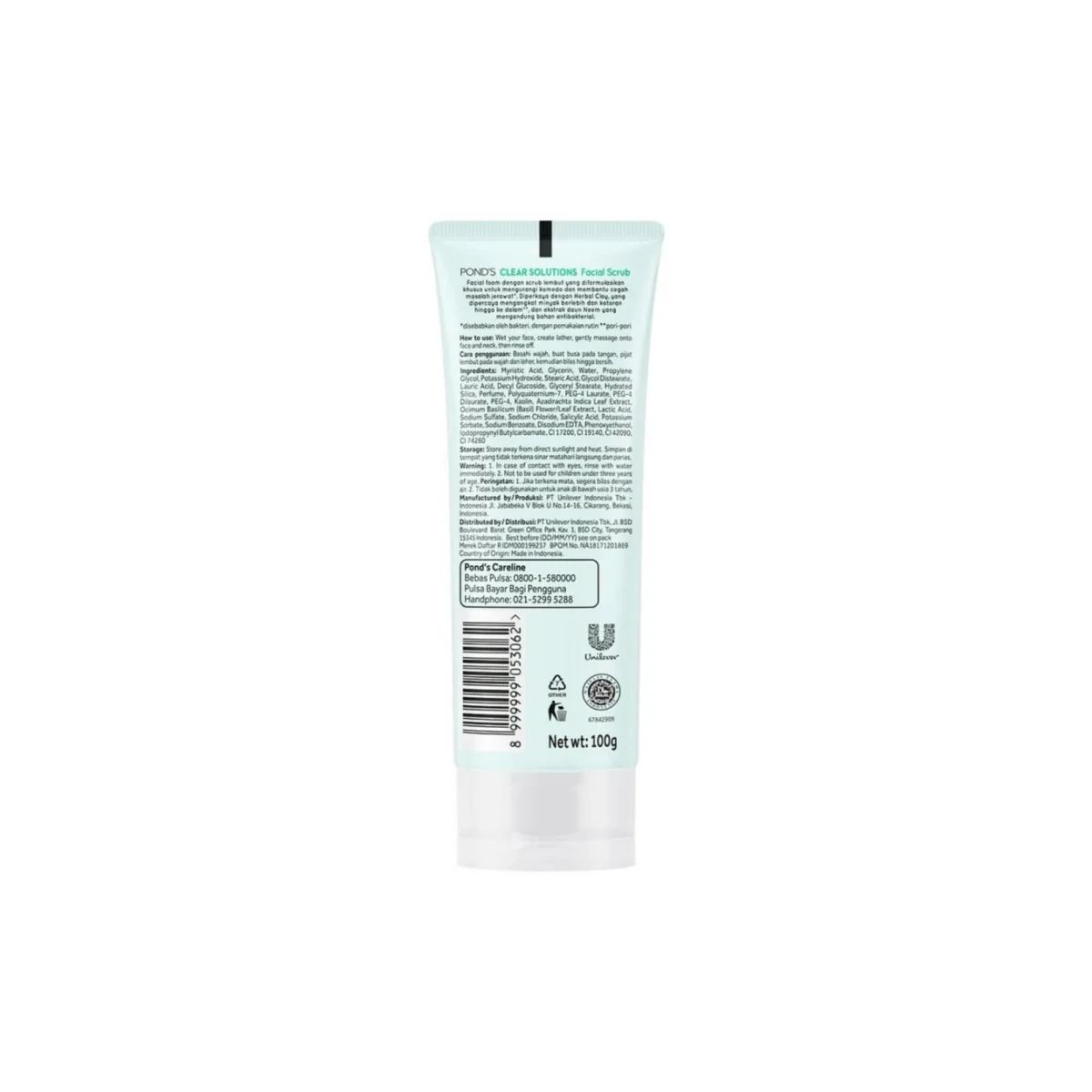 Ponds Clear Solution Facial Scrub-100g 1